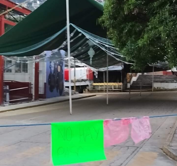 En San Juan Chapultepec rechazan cierre de la plaza para fiesta particular