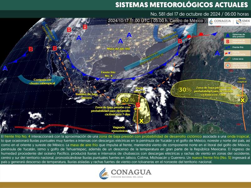 Frente frío número 4 mantendrá bajas temperaturas en Oaxaca