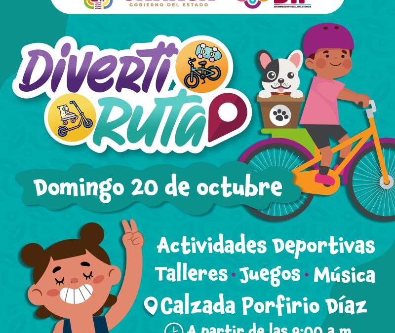 La vigésima tercera edición de la Diverti Ruta regresa a la calzada Porfirio Díaz