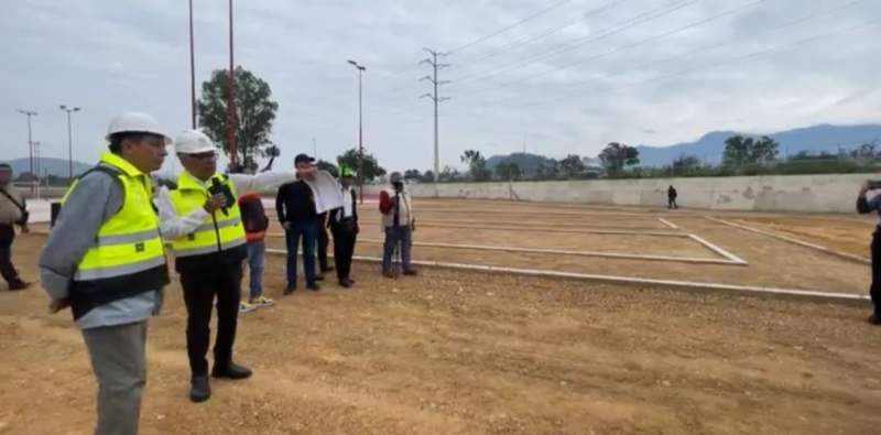 Recorre el gobernador, Salomón Jara el Parque Primavera