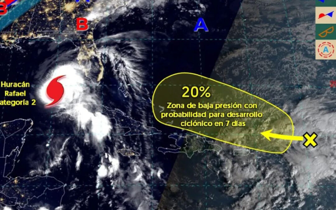 Huracán Rafael: Se mantiene Alerta Azul en el norte de Quintana Roo