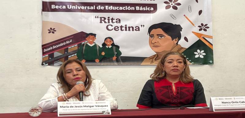 Inicia el Registro en línea de estudiantes de secundaria para la Beca Rita Cetina