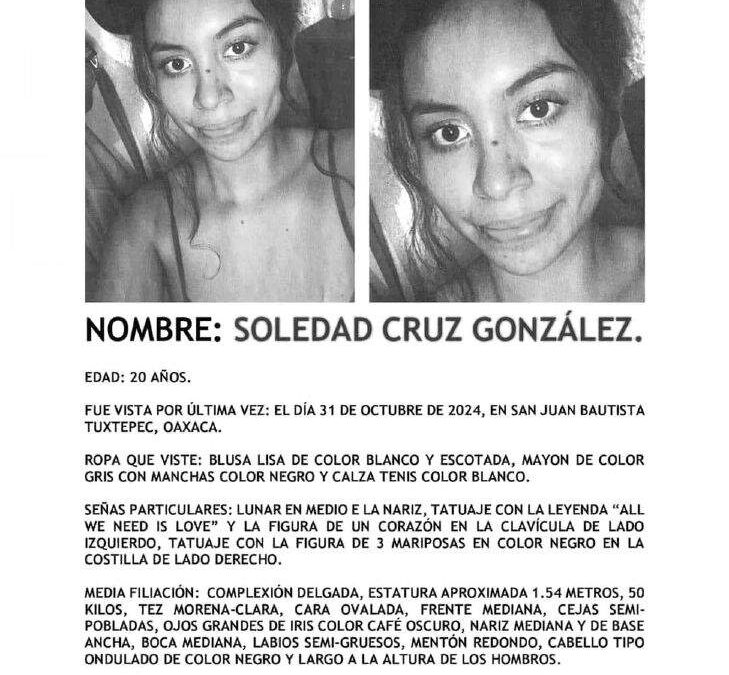 Localizan muerta a otra mujer en Oaxaca; aseguran es de joven desaparecida