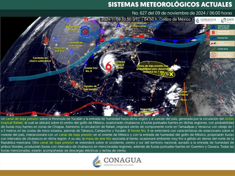 Se pronostican lluvias dispersas en algunas regiones de Oaxaca para este sábado