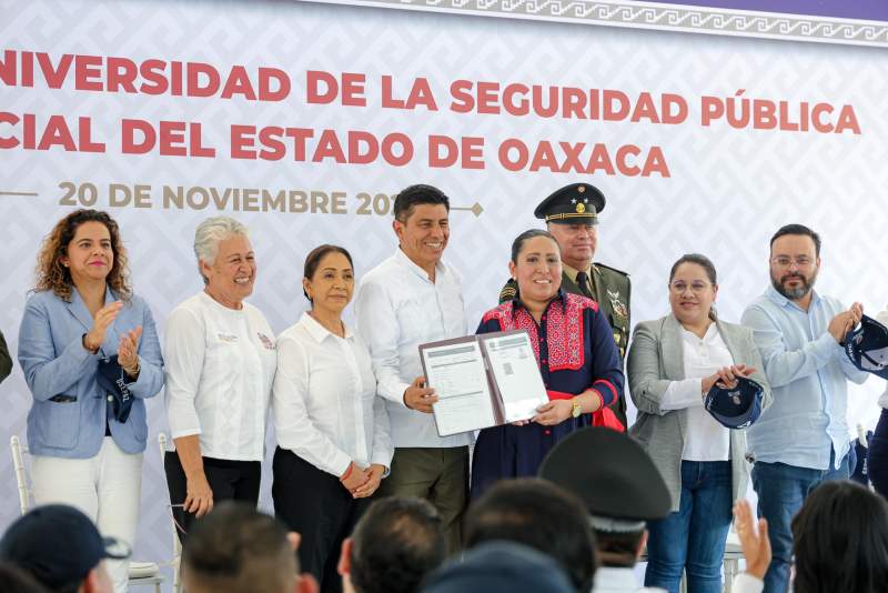 Una realidad la Universidad de la Seguridad Pública y Paz Social de Oaxaca