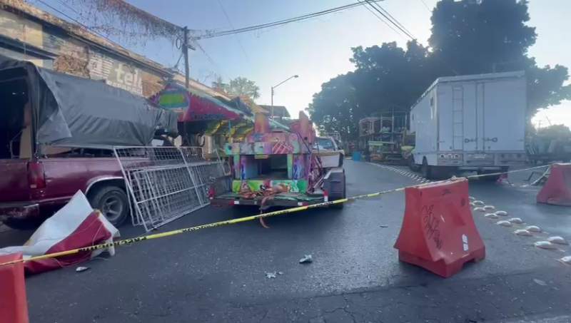 Por feria, cierran a la altura del Parque Morelos