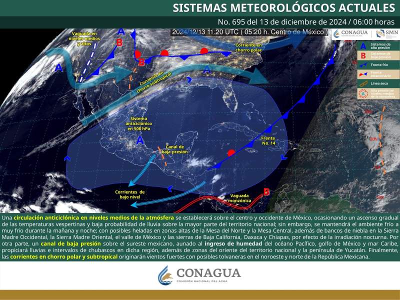 Se mantendrá ambiente frío en zonas serranas de Oaxaca durante este viernes