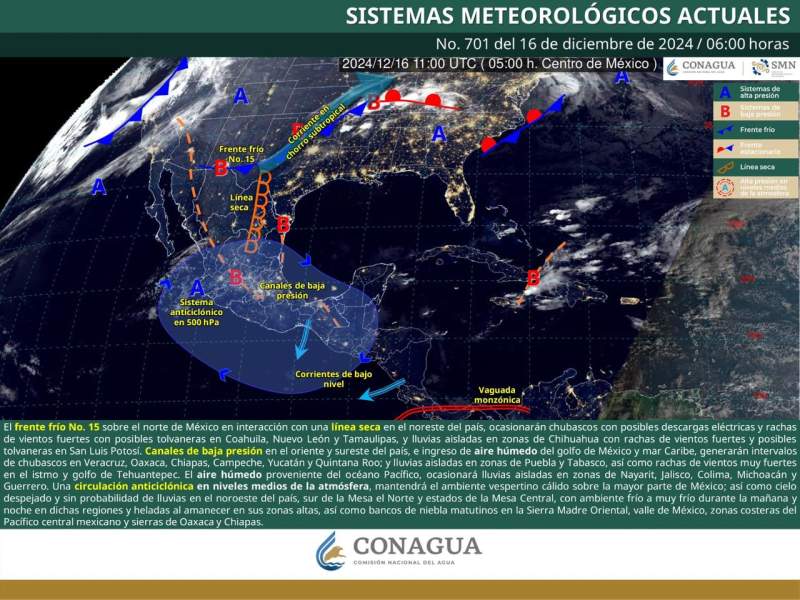 Se prevé ambiente frío en zonas altas de Oaxaca para este inicio de semana