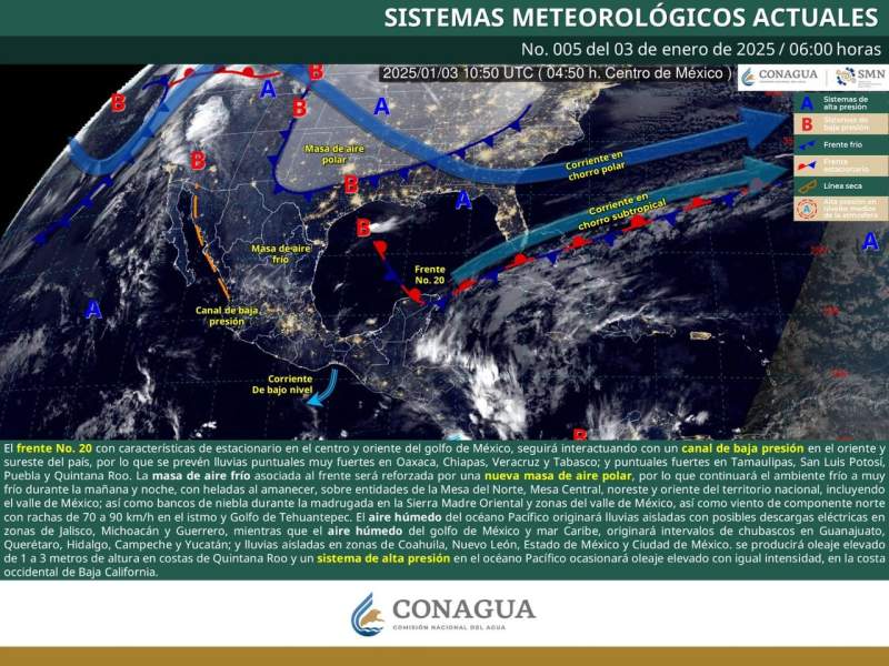 Ambiente frío a muy frío se prevé este viernes en Oaxaca