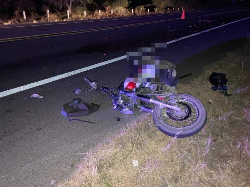 Hombre muere sobre la 190 tras un accidente de motocicleta