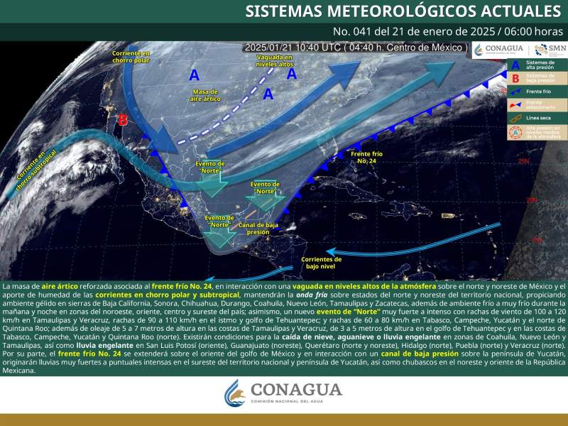 Se pronostica tiempo inestable en mayor parte del territorio oaxaqueño