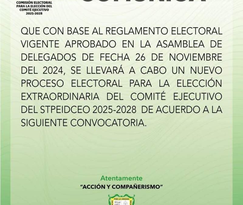 Burócratas tendrán nueva elección para elegir a su dirigencia, será el 13 de febrero