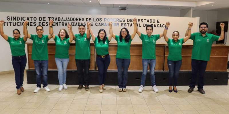 Ya hay nueva dirigencia en el Sindicato de Burócratas a falta de plantillas; gana la verde