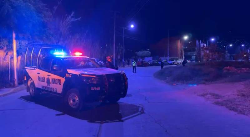 Atacan a balazo a una persona en San Antonio de la Cal