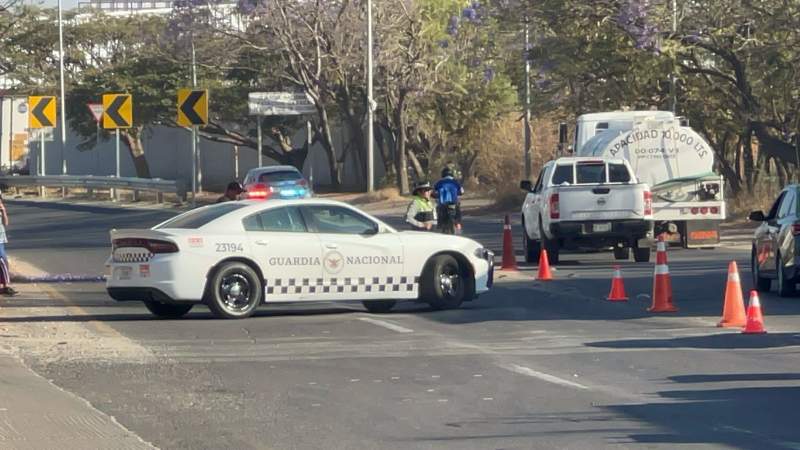 GN mantiene cerrado el entronque a la autopista Oaxaca – Cuacnopalan por deslave