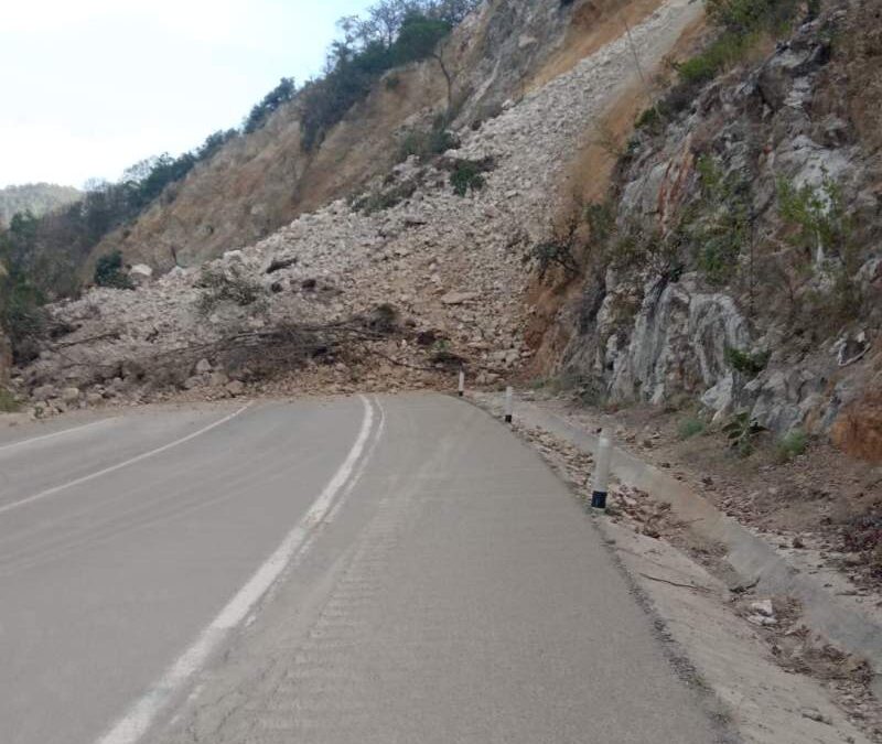 Se registra accidente en la autopista Oaxaca – Cuacnopala