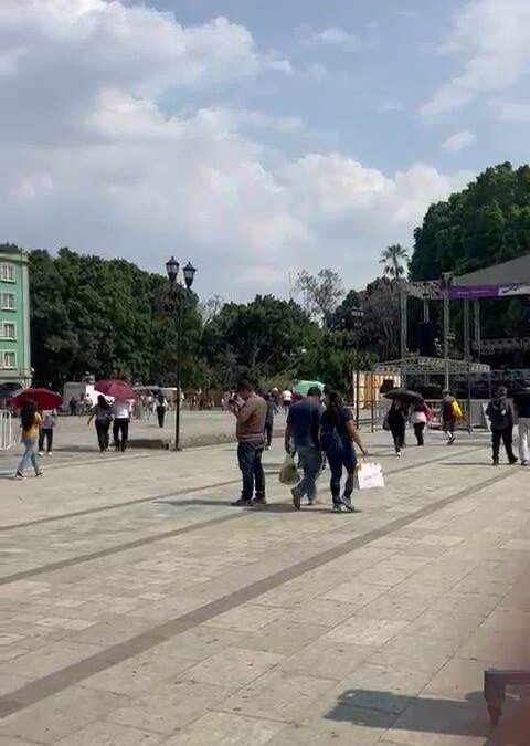 Todo listo para presentación de Los Ángeles Azules en la Ciudad de Oaxaca
