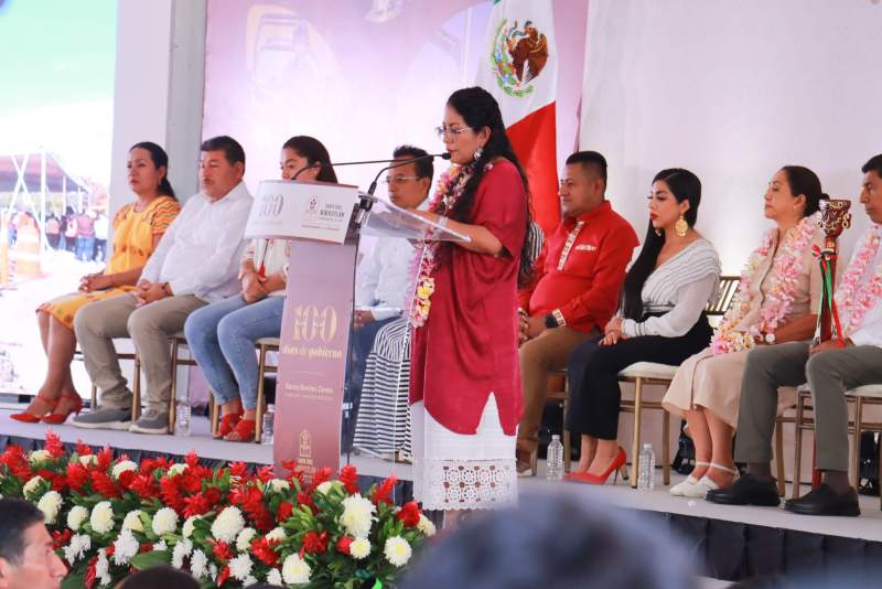 Rinde Nancy Benítez informe de 100 días