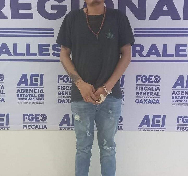 Obtiene FGEO prisión contra A.C.L., alias «El Guapito», se dedicaba a la venta de drogas en Juchitán de Zaragoza