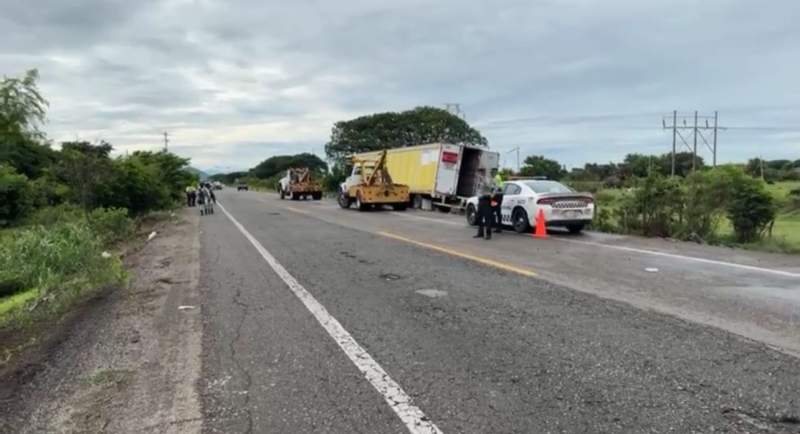 Se registra caso de rapiña en el Istmo, tras accidente de un tráiler