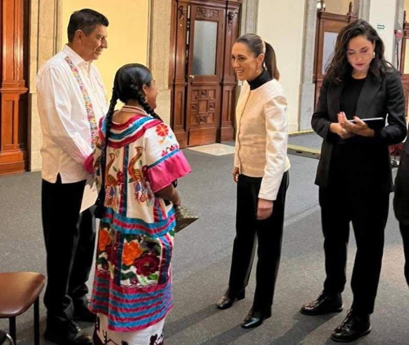 “Sería un honor recibirla en la Guelaguetza”; invita Jara a Claudia Sheinbaum a la máxima fiesta