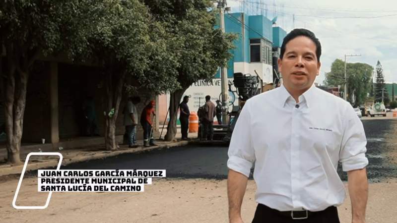¡Avanza el reencarpetamiento en Av. Hornos, Santa Lucía del Camino!