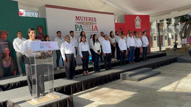 Destaca Karime Unda Harp trabajos del medio ambiente durante izamiento