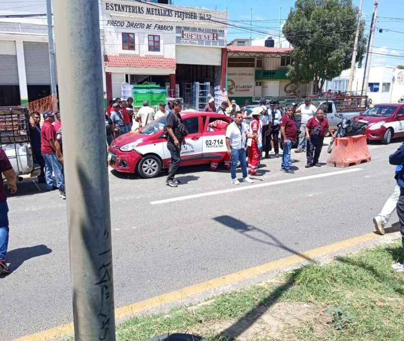 Dos lesionados deja accidente a la altura del Binni Bus