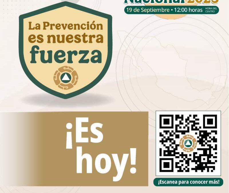Este viernes será el simulacro nacional; Oaxaca también participará