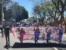 Sección 22 marchará este lunes en la capital