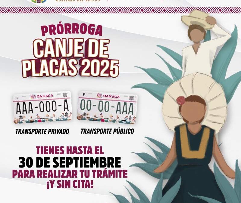Este 30 de septiembre es el último día para realizar el canje de placas: Semovi