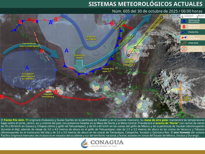 Pronostica Protección Civil nublados con lluvias moderadas en algunas regiones de Oaxaca