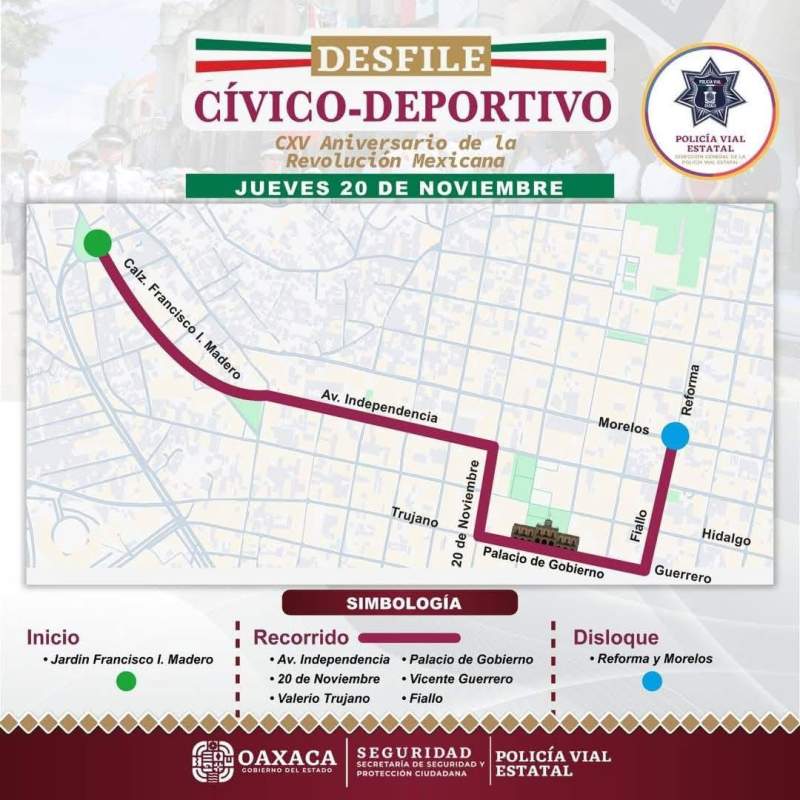 por-desfile-se-cerraran-algunas-calles-en-la-capital-de-oaxaca-este-20-de-noviembre
