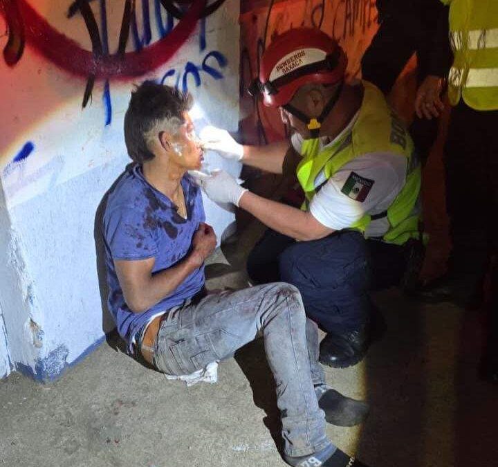 Presunto ladrón es descubierto y fue golpeado en la capital