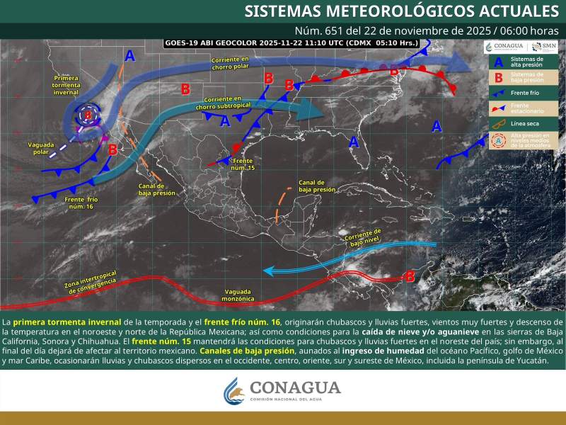 Prevalecerá ambiente frío en distintas regiones de Oaxaca