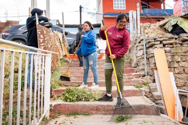 Tequio Vecinal fortalece el orden y la participación en Ampliación Volcanes