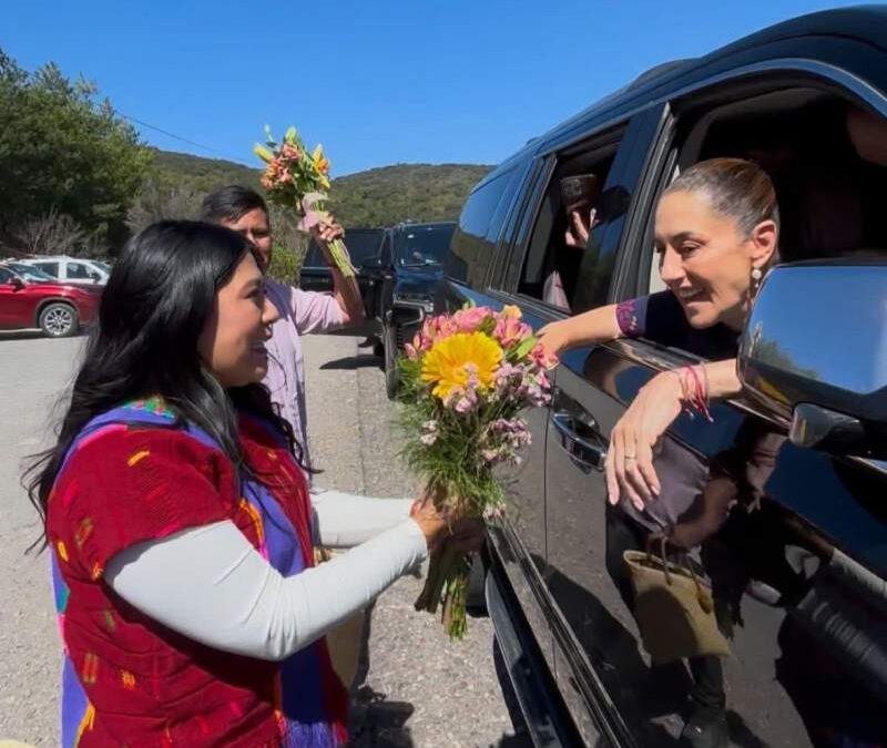 Presidenta de la Jucopo, Tania Caballero celebra los proyectos de infraestructura impulsados por Claudia Sheinbaum en Oaxaca