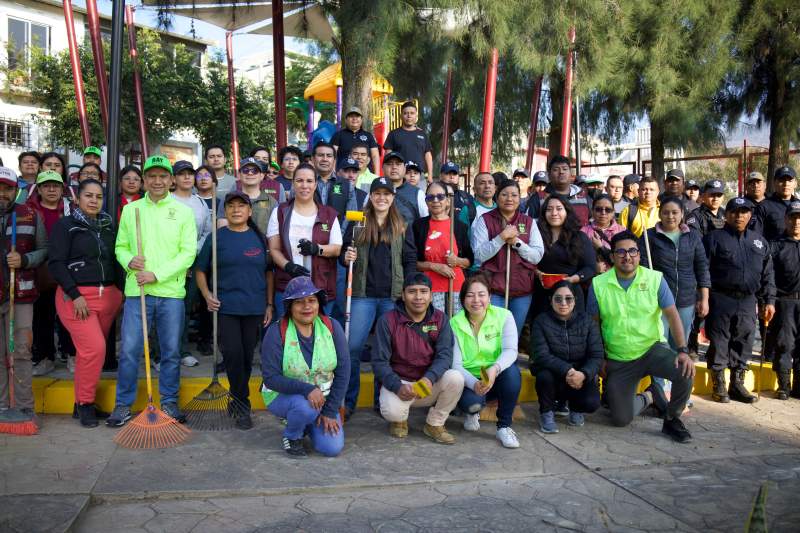 Impulsan Tequio Vecinal en la colonia Manuel Ávila Camacho
