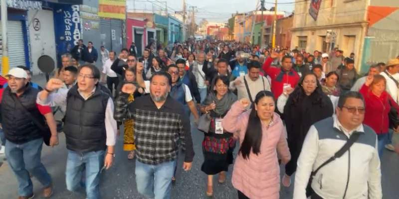 Marchan maestros en la capital, tras concluido su pre pleno