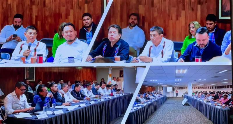 Mario Delgado viajará cada mes a Oaxaca para atender demandas magisteriales, confirma Gobernador Jara