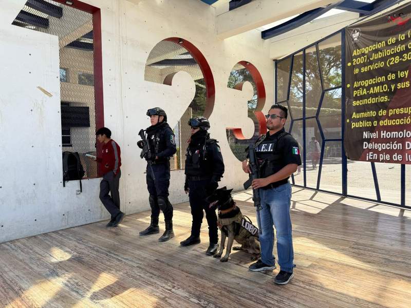 Seguridad escolar en Santa Lucía del Camino