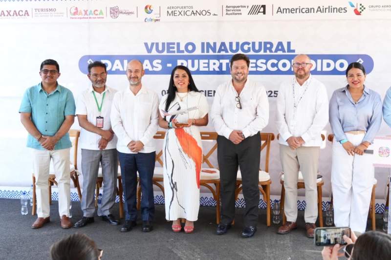 Puerto Escondido consolida su conexión internacional con nuevo vuelo desde Dallas