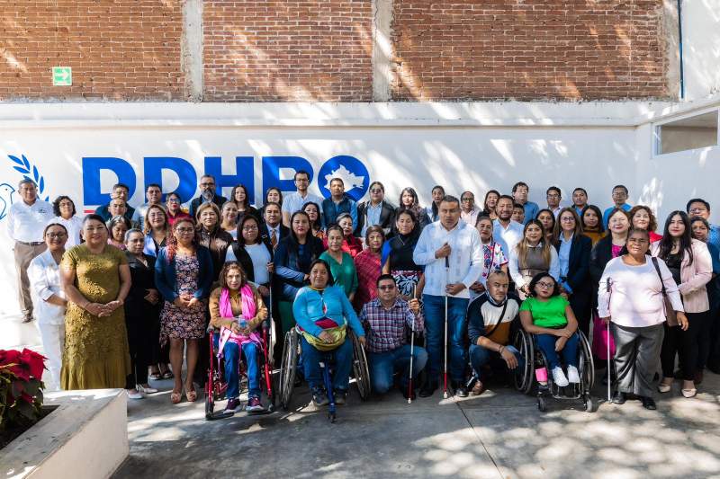 Instala DDHPO Mecanismo Independiente de Monitoreo Estatal de la Convención sobre los Derechos de las Personas con Discapacidad