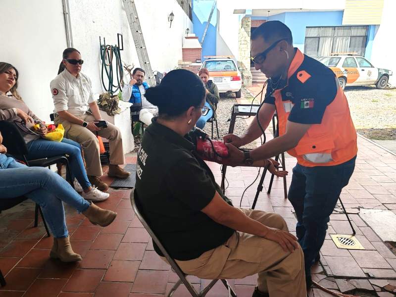 Fortalece Municipio de Oaxaca de Juárez capacitación del personal de Protección Civil