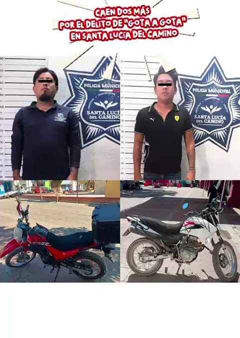 Caen dos más por el delito de “gota a gota” en Santa Lucía del Camino