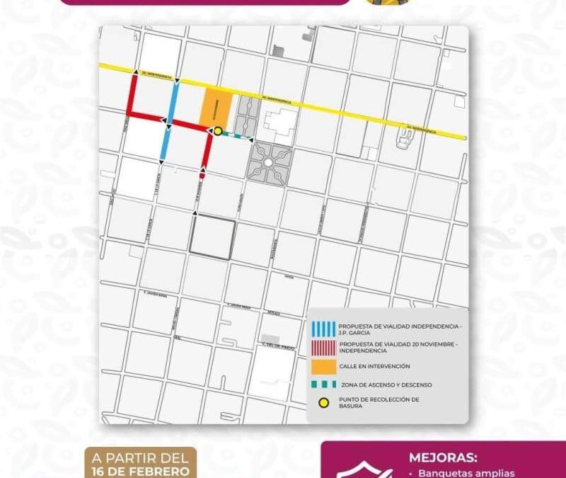 Por obras, a partir de este lunes cerrarán sobre la calle de 20 de Noviembre