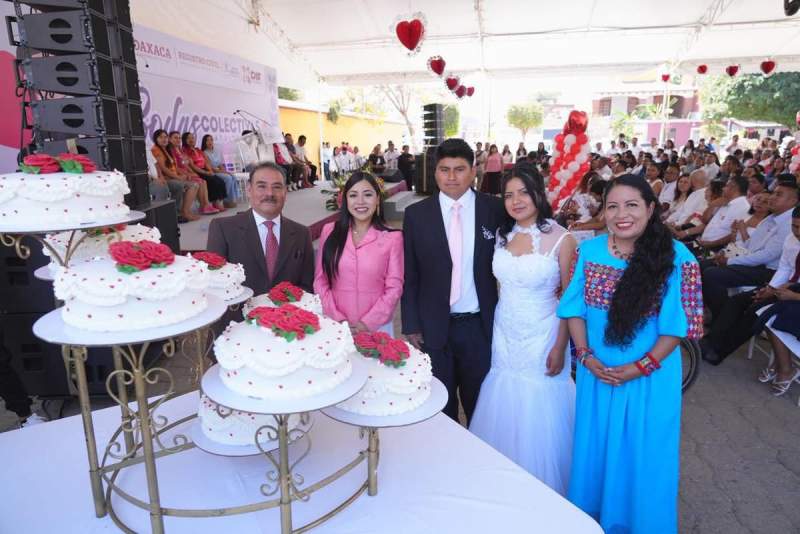 Se dan el “sí” más de 100 parejas en las Bodas Colectivas 2026 en Xoxocotlán
