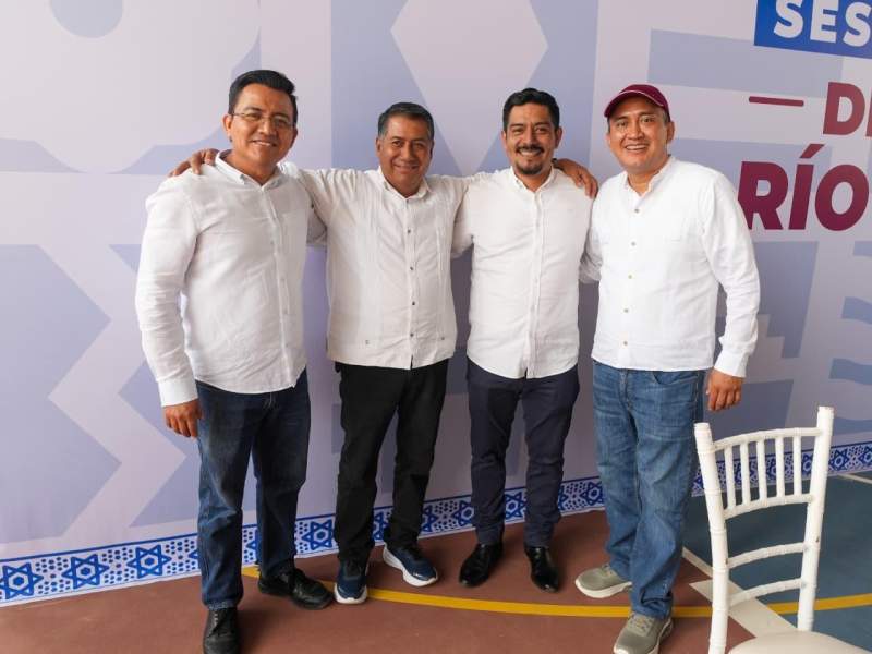 Acompaña Nino Morales a gobernador en gira de trabajo por el Istmo