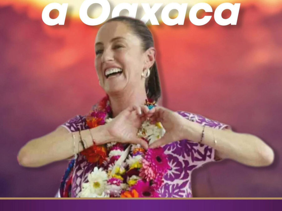 Inicia Claudia Sheinbaum gira por Oaxaca