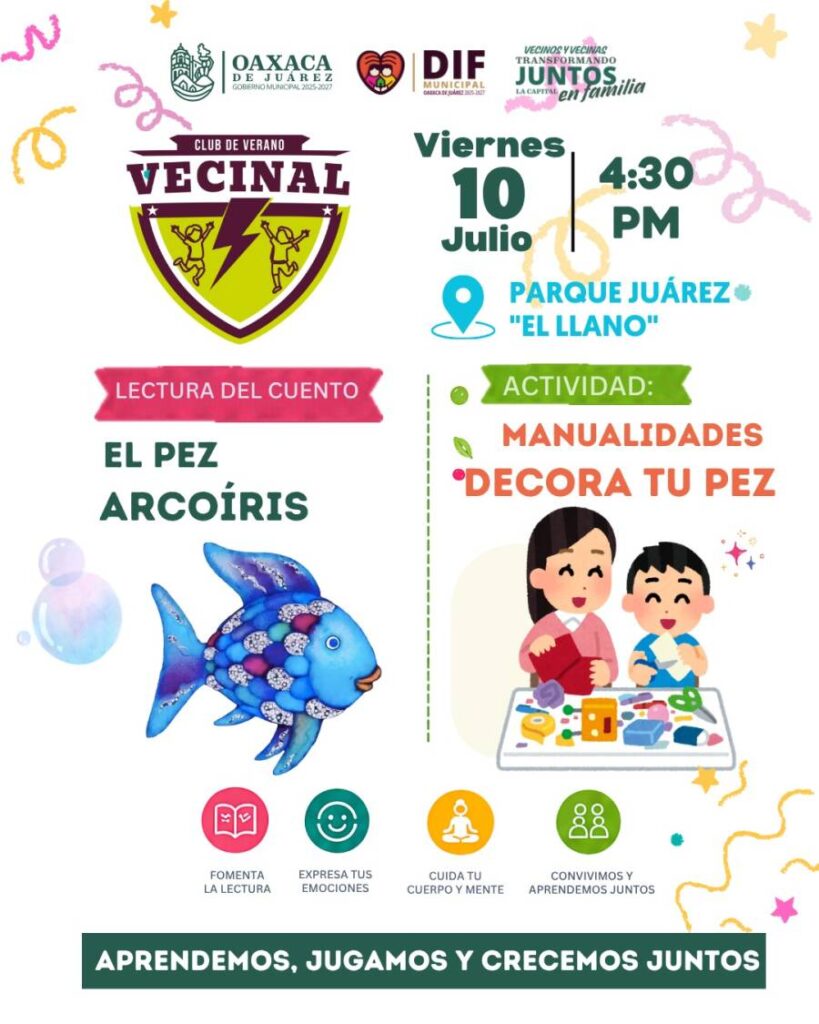 Invita DIF Municipal a niñas y niños a participar en el Club de Verano ...